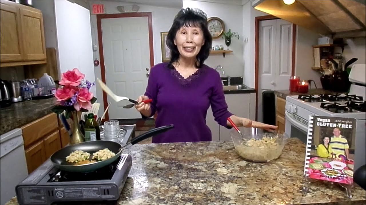 Vegan Soy Curl Patties, by Kyong Weathersby