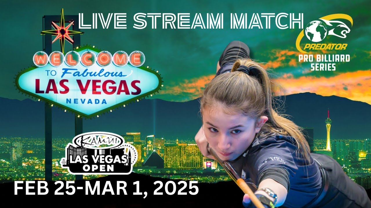 Predator Pro Billiard Series Las Vegas Women’s Open - Savannah Easton vs Elizabeth Lovely