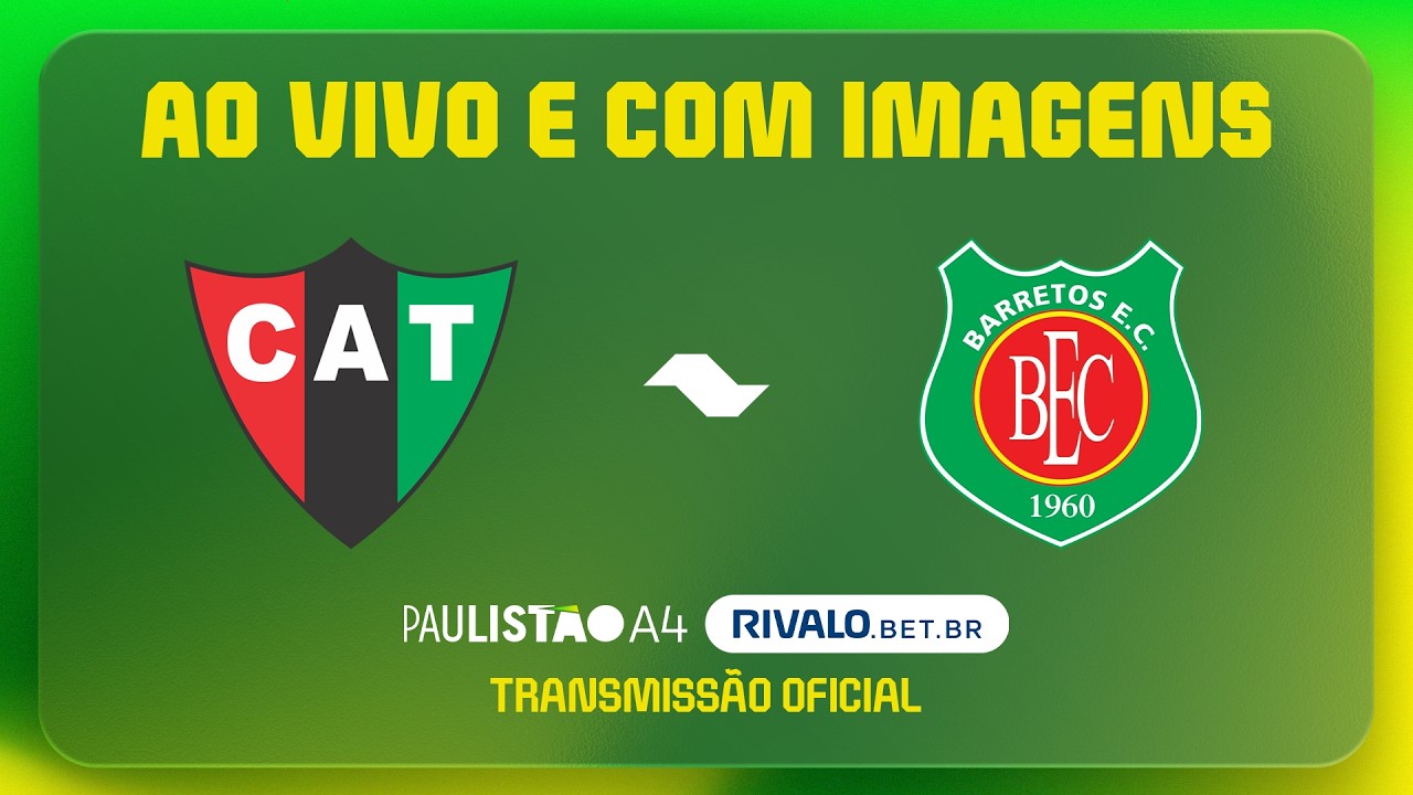 JOGO COMPLETO: TAQUARITINGA X BARRETOS | RODADA 15 | PAULIST&Atilde;O A4 RIVALO 2026