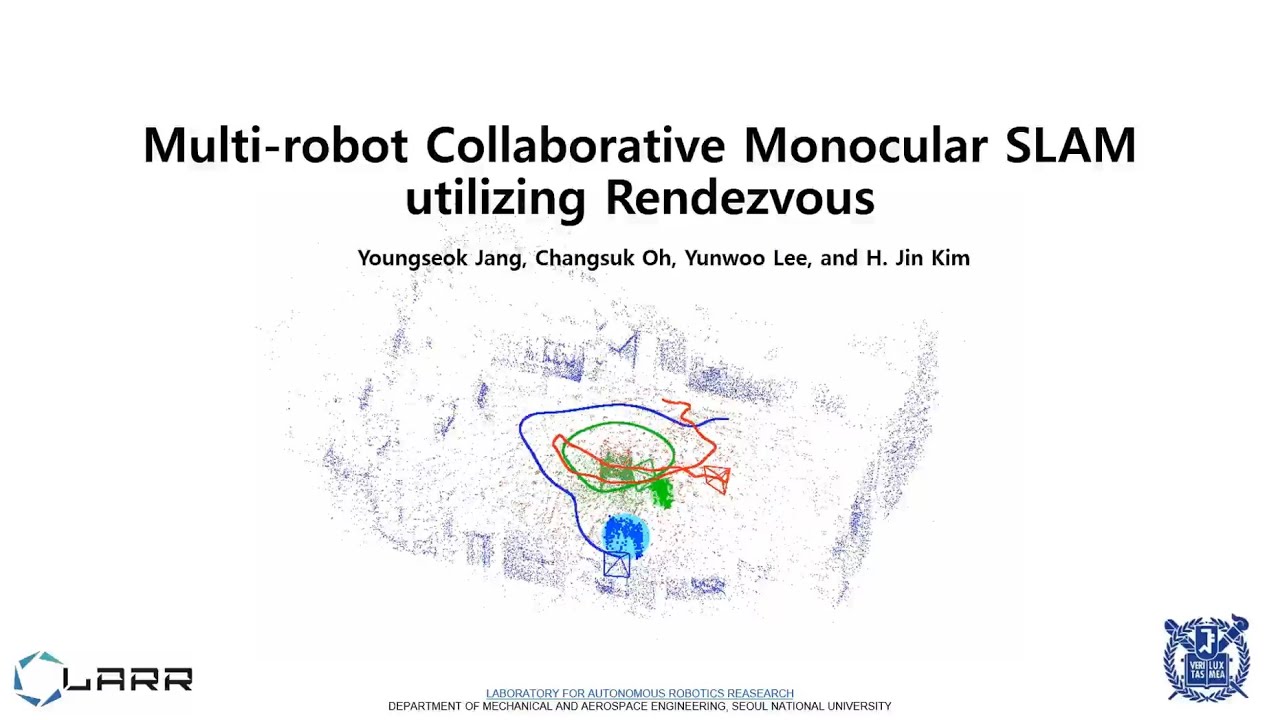 Multi-robot Collaborative Monocular SLAM utilizing Rendezvous