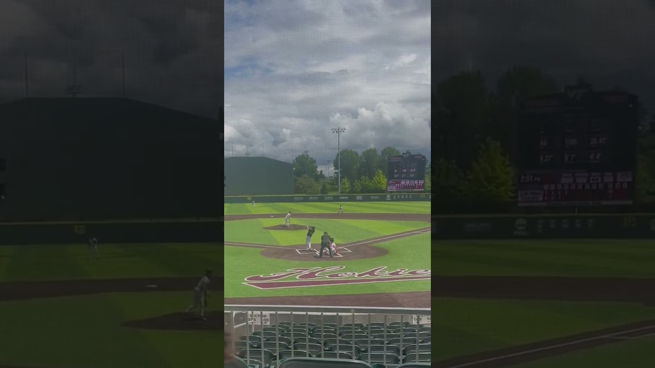 Jax Hilmandolar base hit at Virginia Tech 