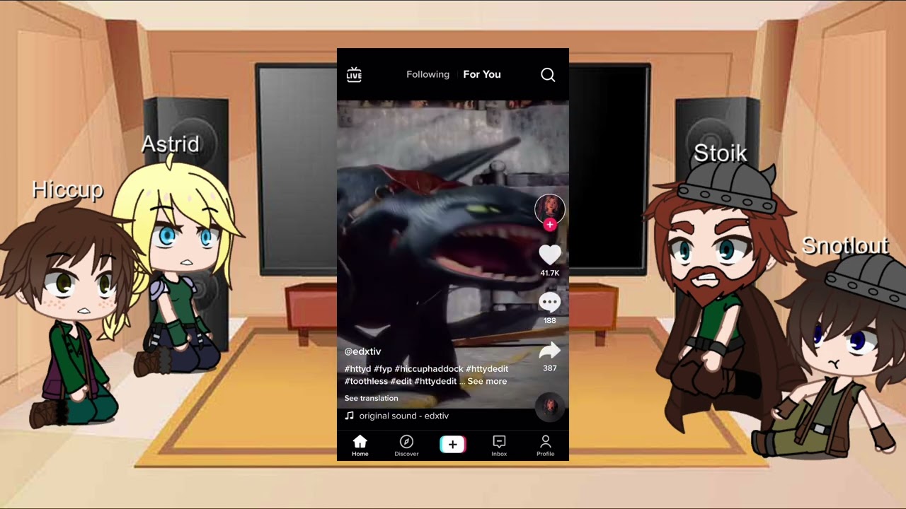 Past Httyd reacts to toothless || first video tell me if you want more