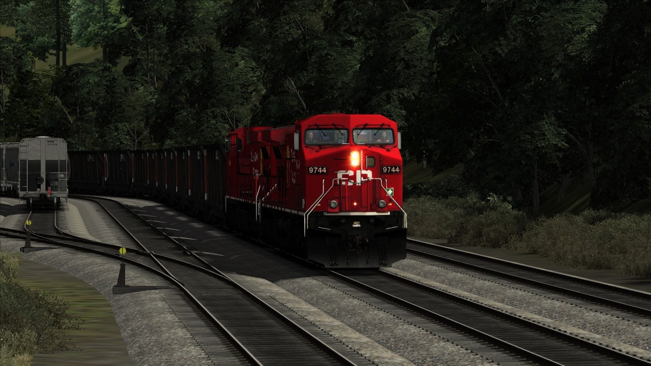 Canadian moutain passes empties east career mode perfect run train sim classic