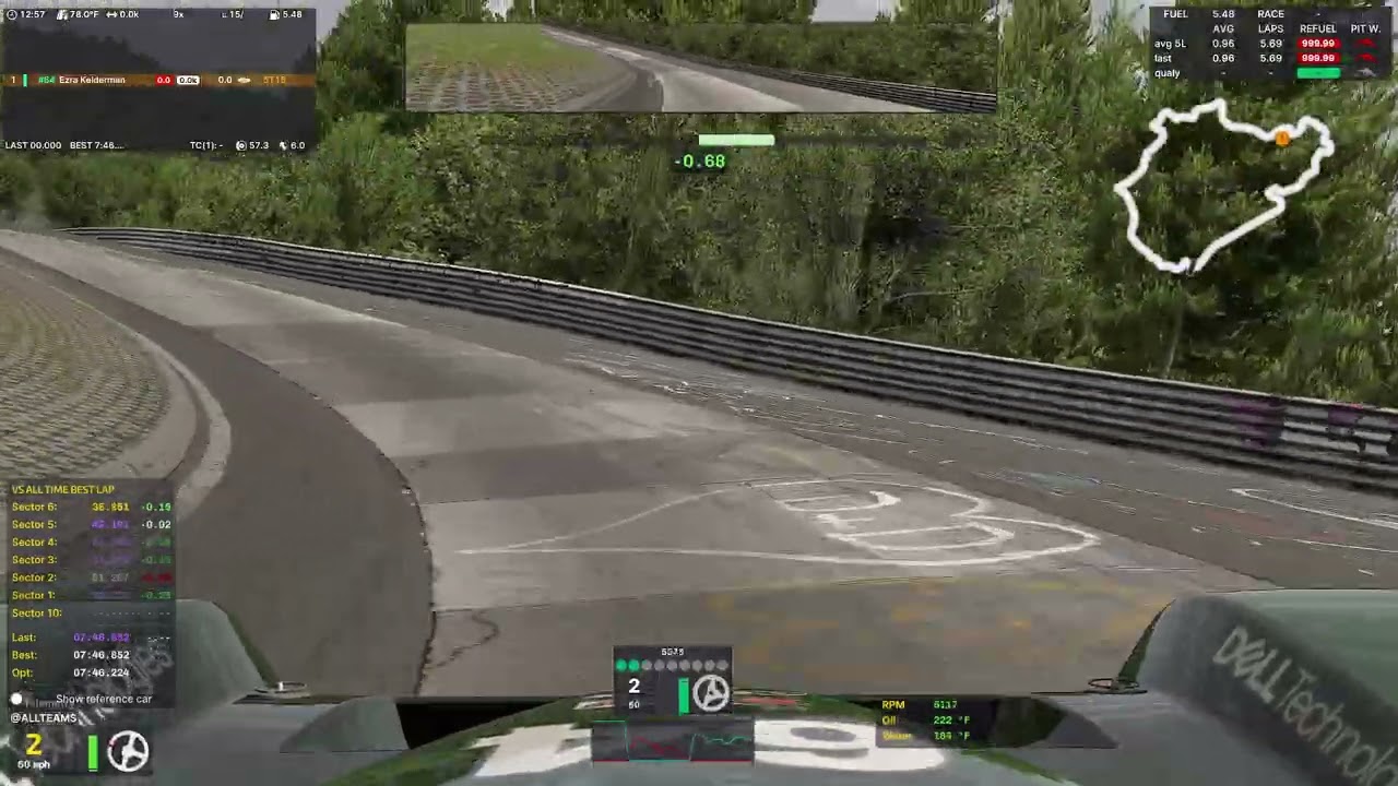 iRacing Spec Racer Ford at Nordschleife (Ind) FREE SETUP