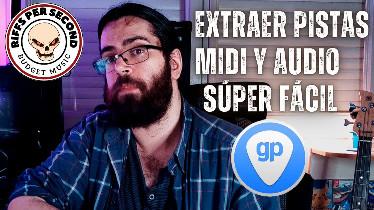 C&Oacute;MO extraer pistas MIDI y de audio F&Aacute;CIL Y R&Aacute;PIDO usando Guitar Pro