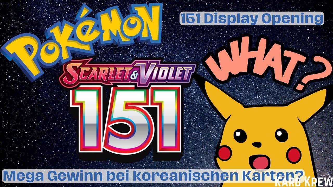 Pokémon 151 Opening - Ein Display auf koreanisch, wie ist die Pullrate, Qualität und der Preis?