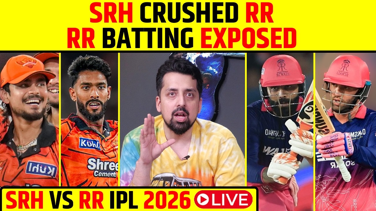 🔴SRH VS RR IPL 2026 LIVE: SRH NE TODA RR KA GHAMAND #srhvsrr #ishankishan #riyanparag #ipl2026