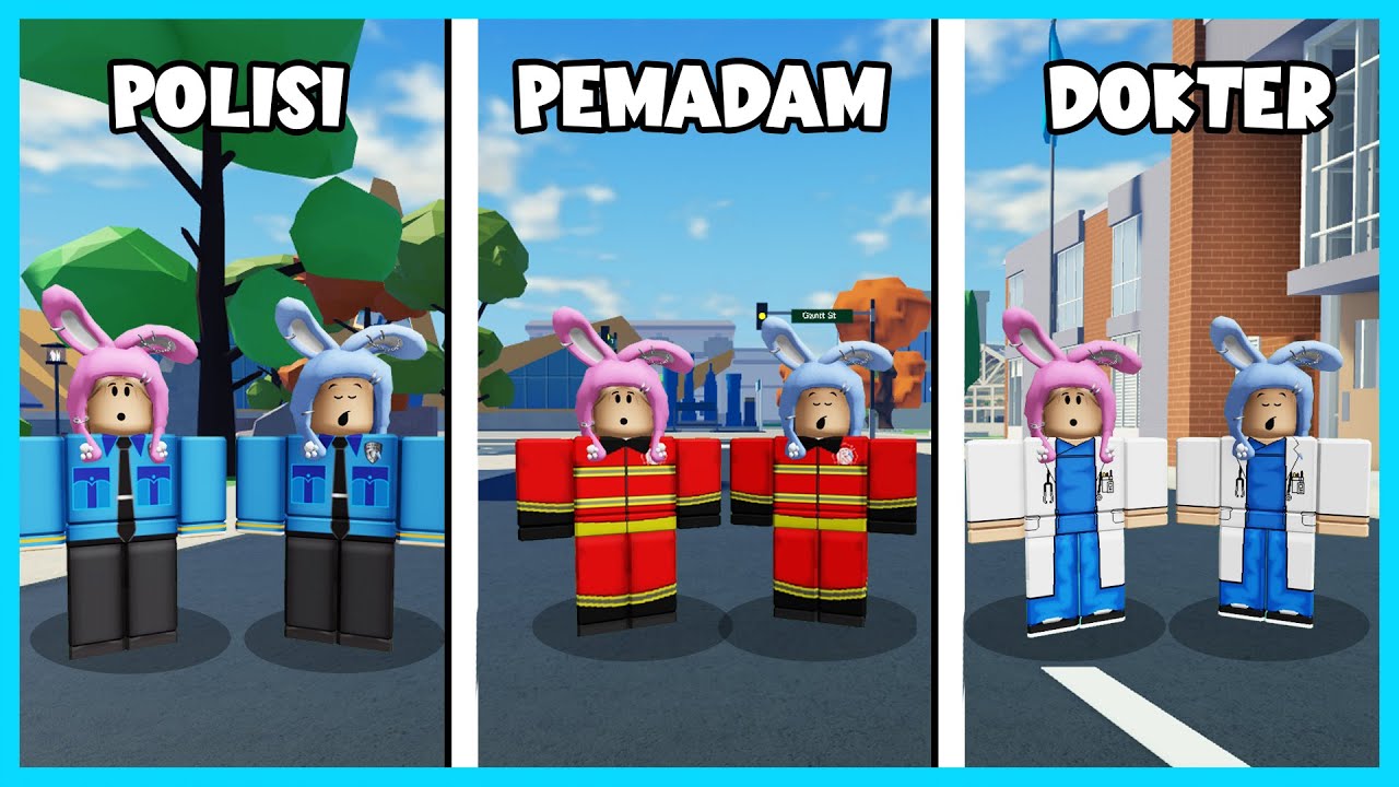 MIPAN & ZUZUZU Mencoba Semua Pekerjaan Di Kota Baru! ROBLOX
