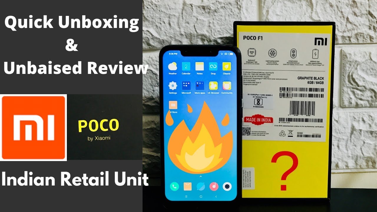 Unbiased Xiaomi Poco F1 unboxing & review|pocophone f1 camera,netflix,notch,wireless charging?