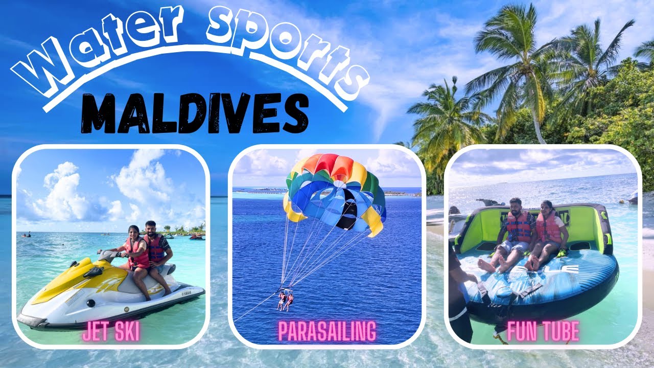 Maldives Water Sports 🌊👌💯 | Maafushi Island | Malayalam Vlog #maldives #maldivesvlog
