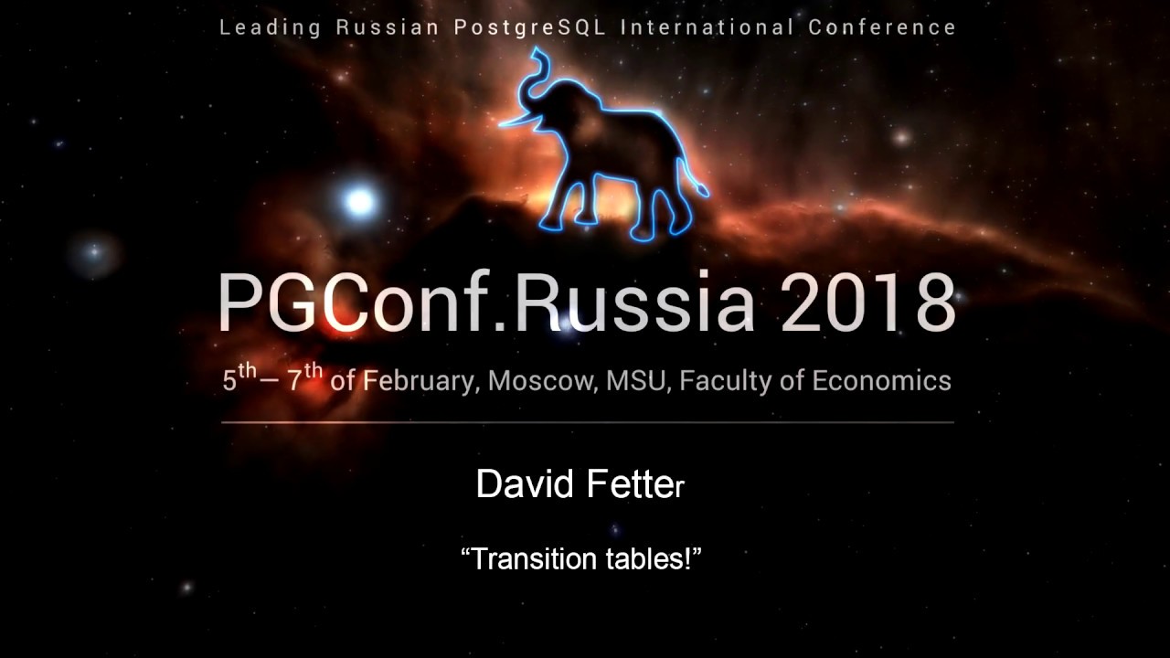 Transition tables! | David Fetter