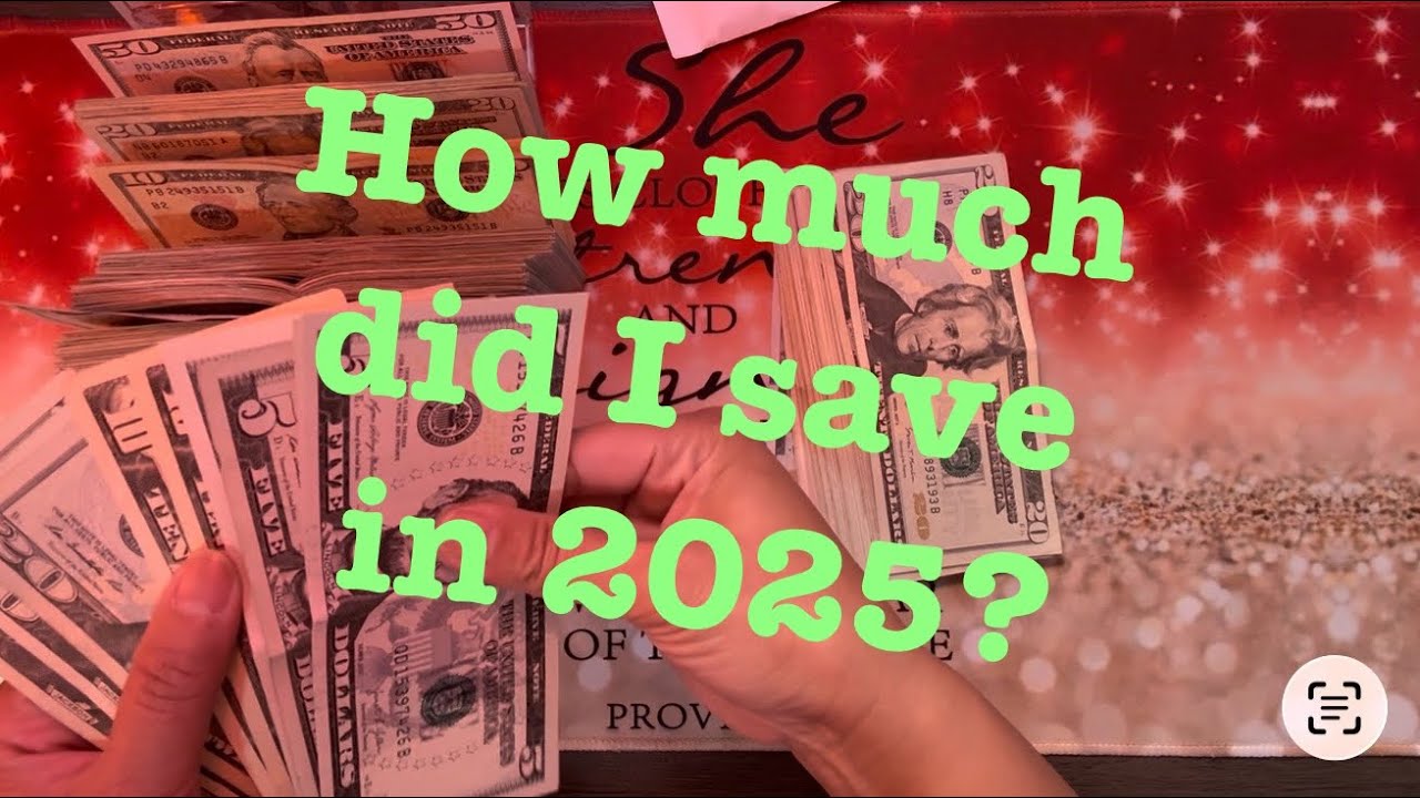 How much money did I save in 2025? #cashbudgeting #cashstuffing #cashenvelopes #cashbinder #cash 