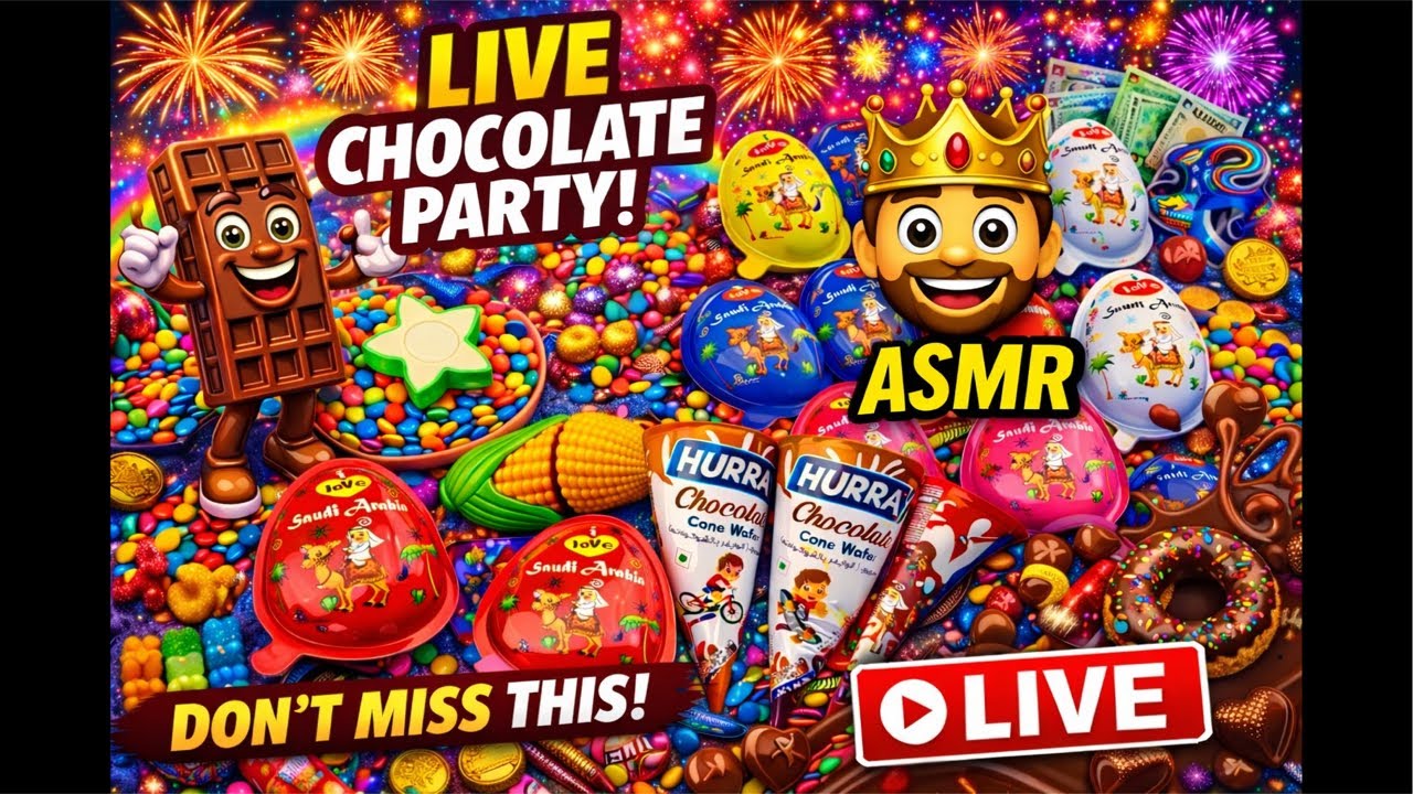 satisfied video with candy asmr 🤡🍭🍭🤡unboxing🤡 #asmr #livestrem