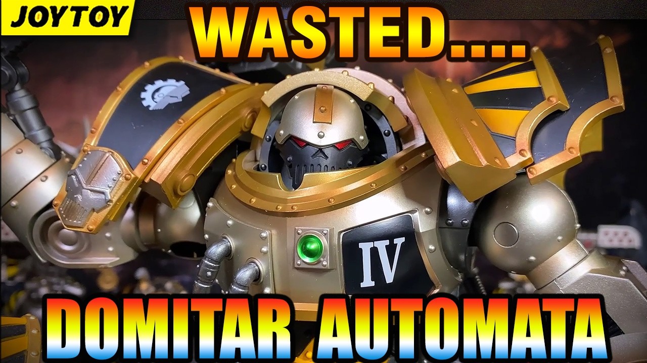 WASTED ! Joytoy Iron Warriors Domitar Ferrum Class Battle Automata Warharmmer action figure review