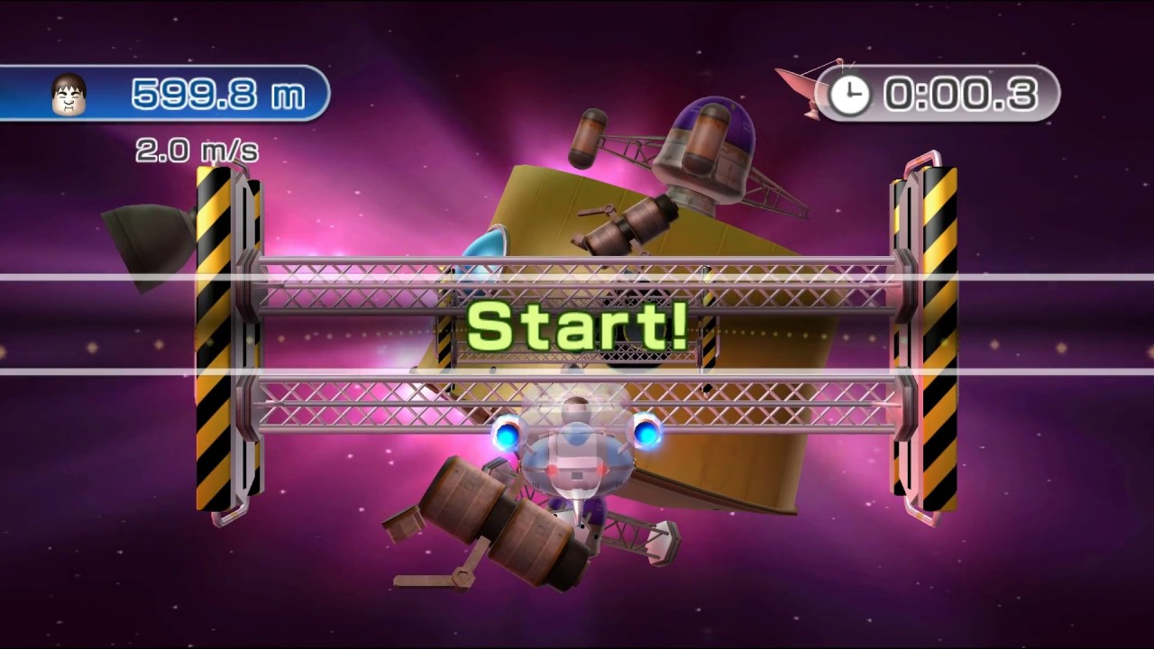 Wii Play Motion: Star Shuttle All Stages 60fps