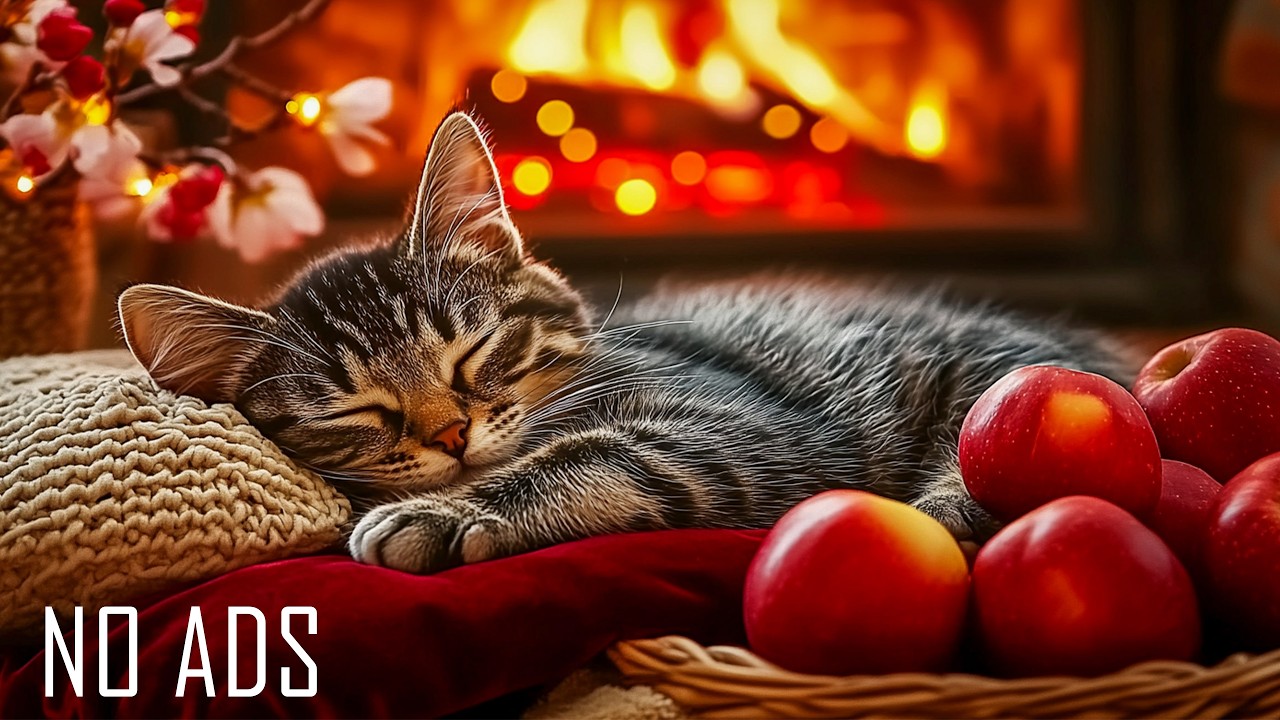 🌿 12 часов музыки для снятия стресса у кошек | Успокаивающее фортепиано для нервных и чувствитель...