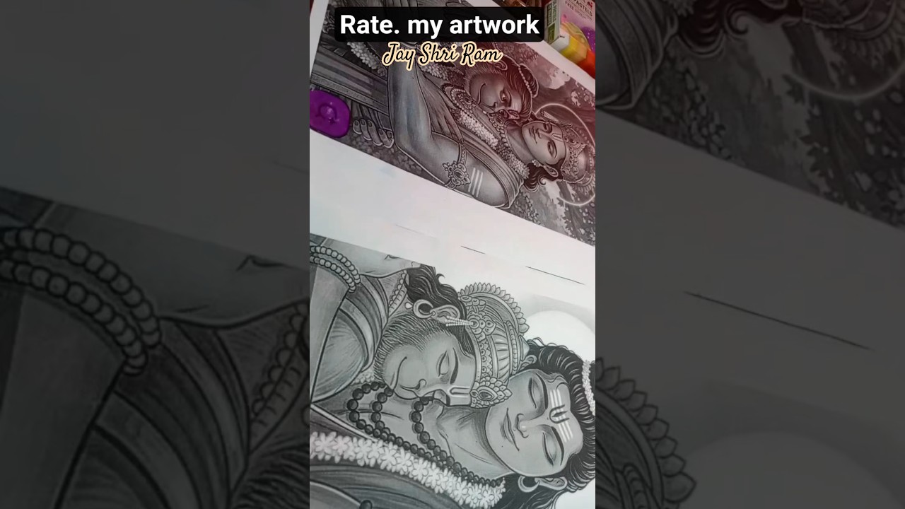 Ram ji aur Hanuman Ji painting #