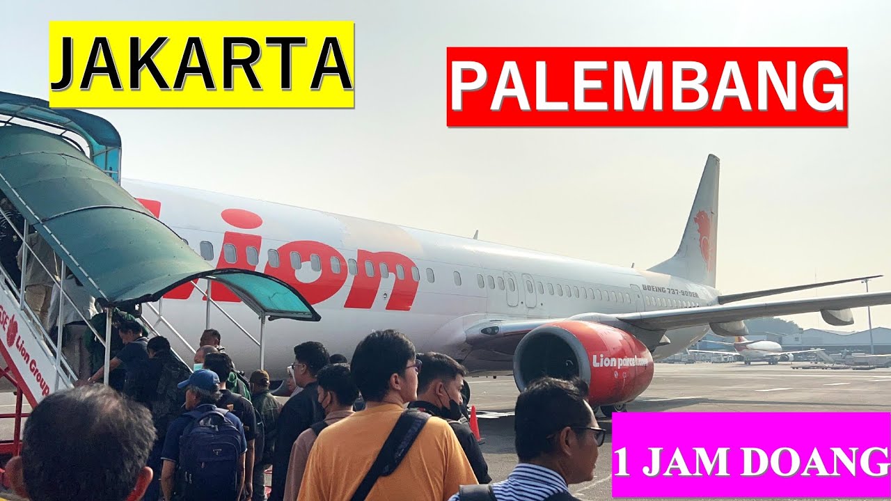 JAKARTA ke PALEMBANG, 1 Jam Doang !!! #jakarta #palembang #perjalanan #perjalananpesawat