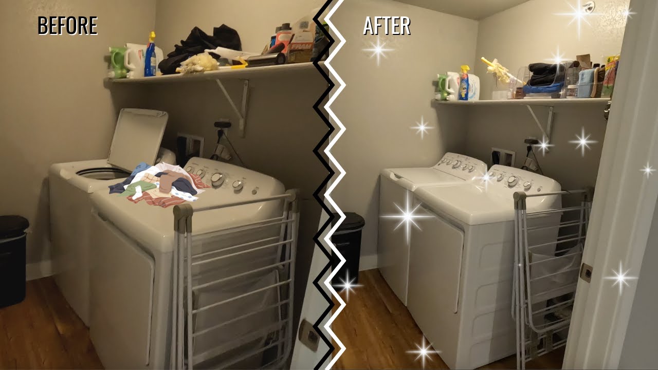 Laundry Room CLEAN OUT | Shaelyn