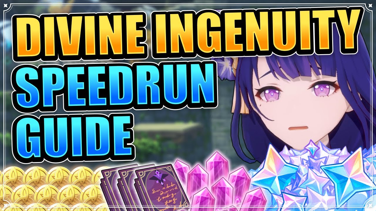 Divine Ingenuity Parkour Complete Event Guide FREE 420 PRIMOGEMS! SPEEDRUN MAP! Genshin Impact