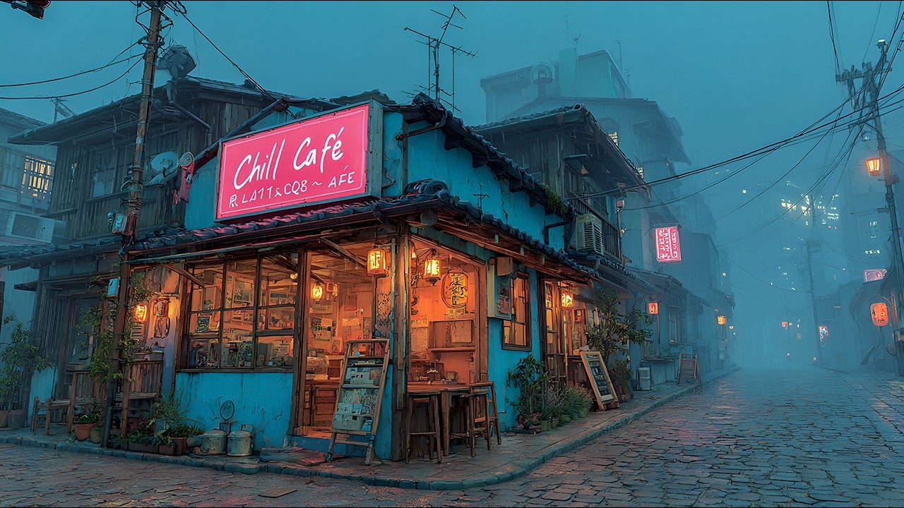 Midnight Echoes of 90s Rain ☔ Lofi Chillhop for Deep Focus and Quiet Nights