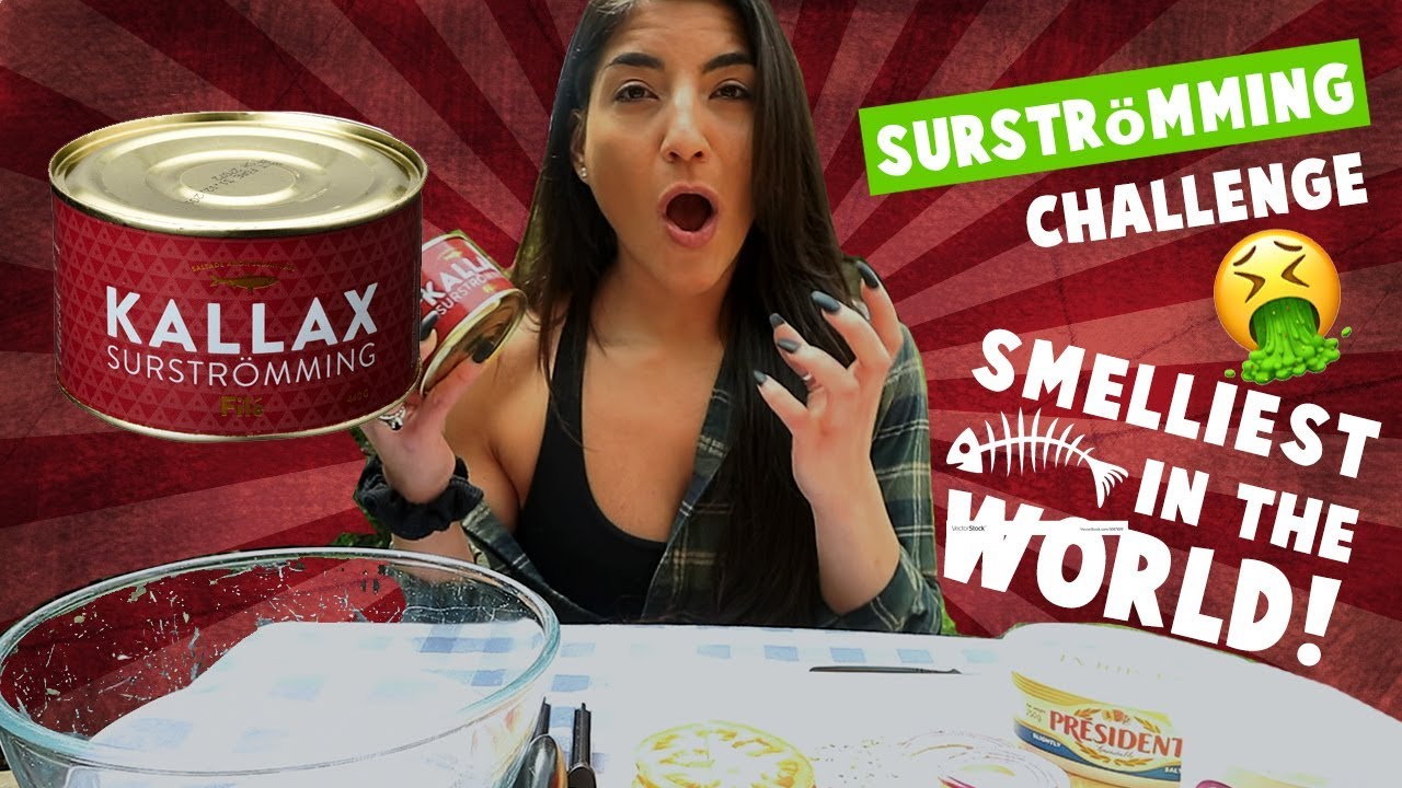 Worlds SMELLIEST FISH | British Girl Surstromming Challenge | GirlVFood