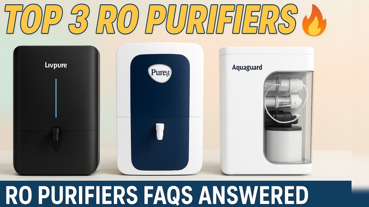 Top 3 RO Water Purifiers in 2025 🔥 | RO Purifier FAQs Finally Answered! Best RO + Alkaline purifiers