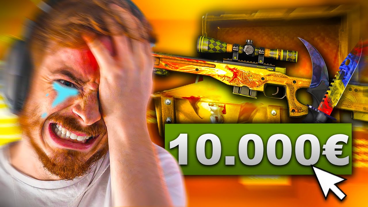 J'AI DÉPENSÉ 10 000 € POUR UN JEU !! ( Case Opening le retour aïe...)