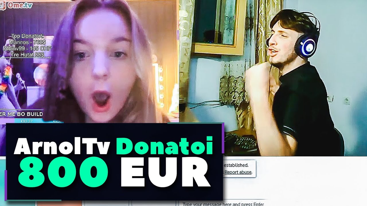 OMEGLE TU I NGUC QIKAT + MURRA 800 EURO DONATE - @ArnolTvArnolTv