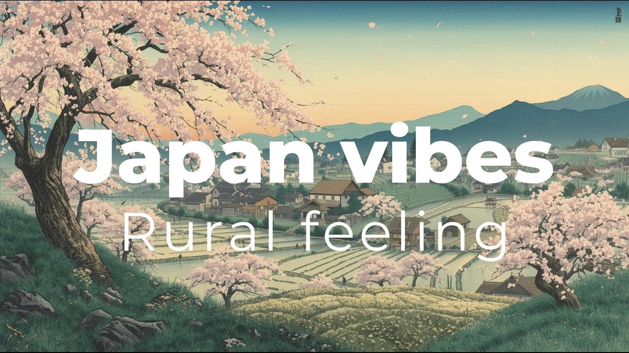 【Japn vibes~Rural feeling~ 】relaxation chill-meditation,BGⅯ,study,work