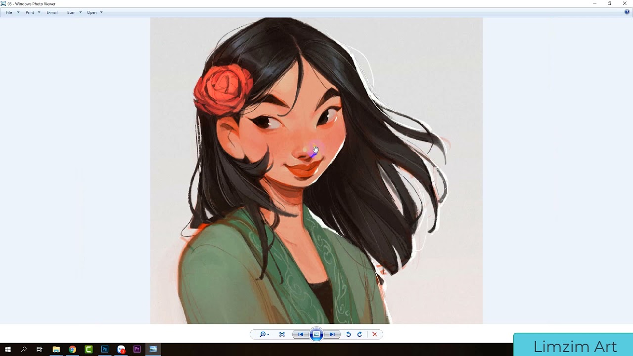 🔺⭐「Vẽ Stylized portrait 2」 | Kỹ thuật phân tích STYLE bắt bài họa sỹ bất kỳ  | #procreate #Limzimart