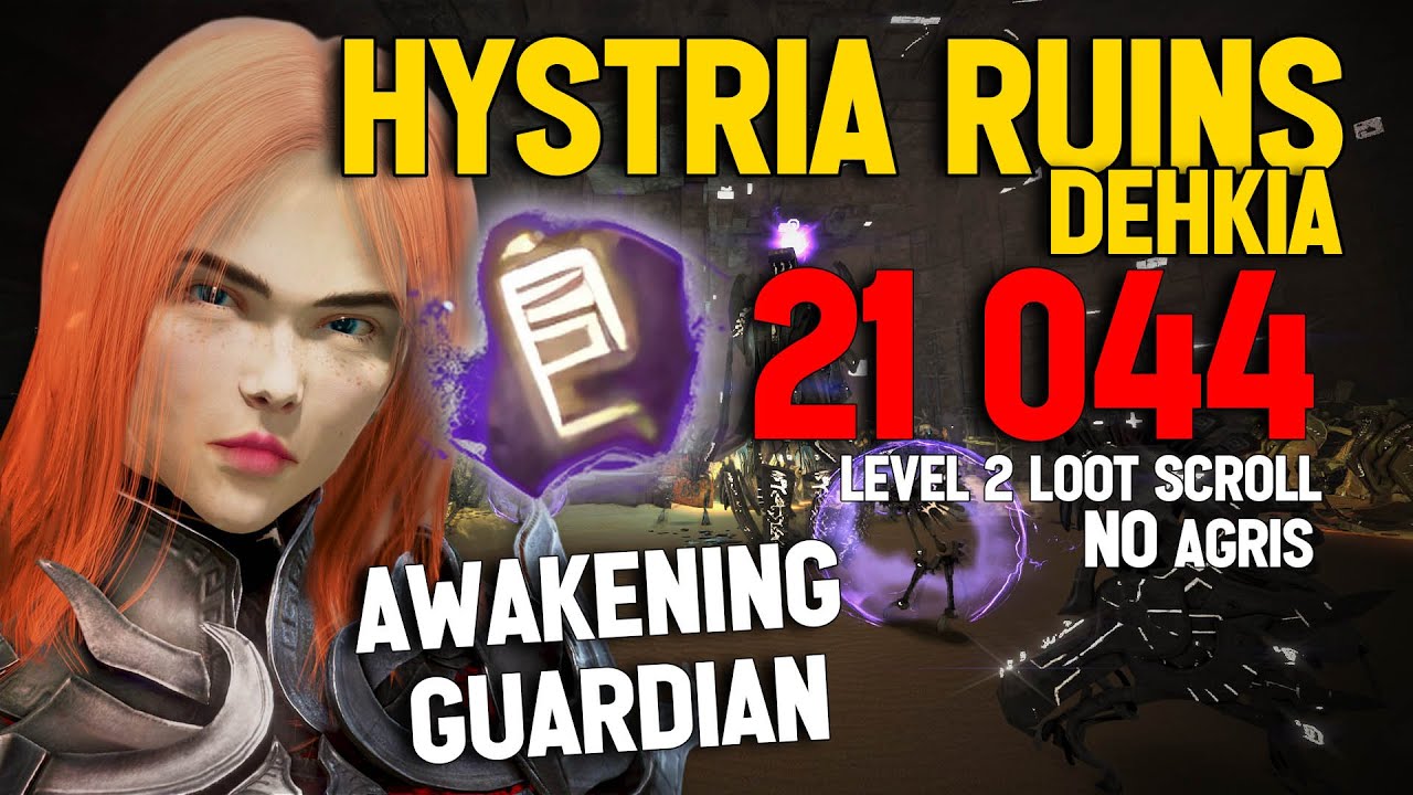 BDO Hystria Ruins Dehkia Awakening Guardian 21 044 /hr (Lv2 Only) NO AGRIS