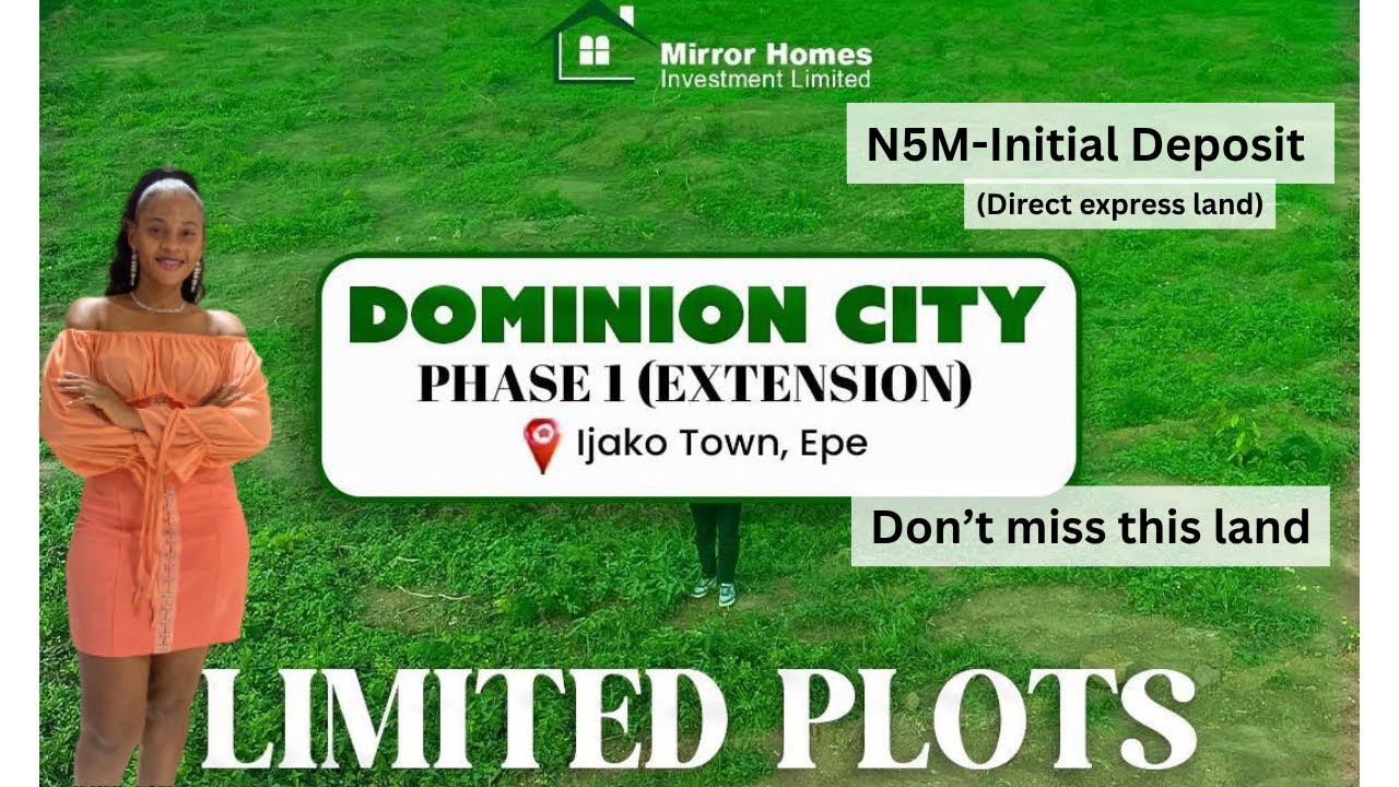 ROAD NETWORK TO DOMINION CITY EPE FACING ISIMI LAGOS | N20M AFFORDABLE EXPRESS LAND FOR SALE IN EPE