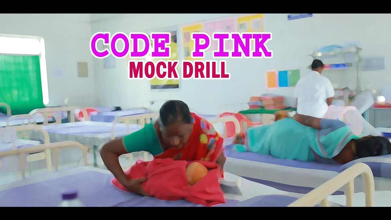 CODE PINK - MOCK DRILL, AVMC&H PUDUCHERRY..