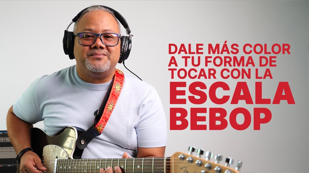 Dale más color a tu forma de tocar usando la Escala Bebop