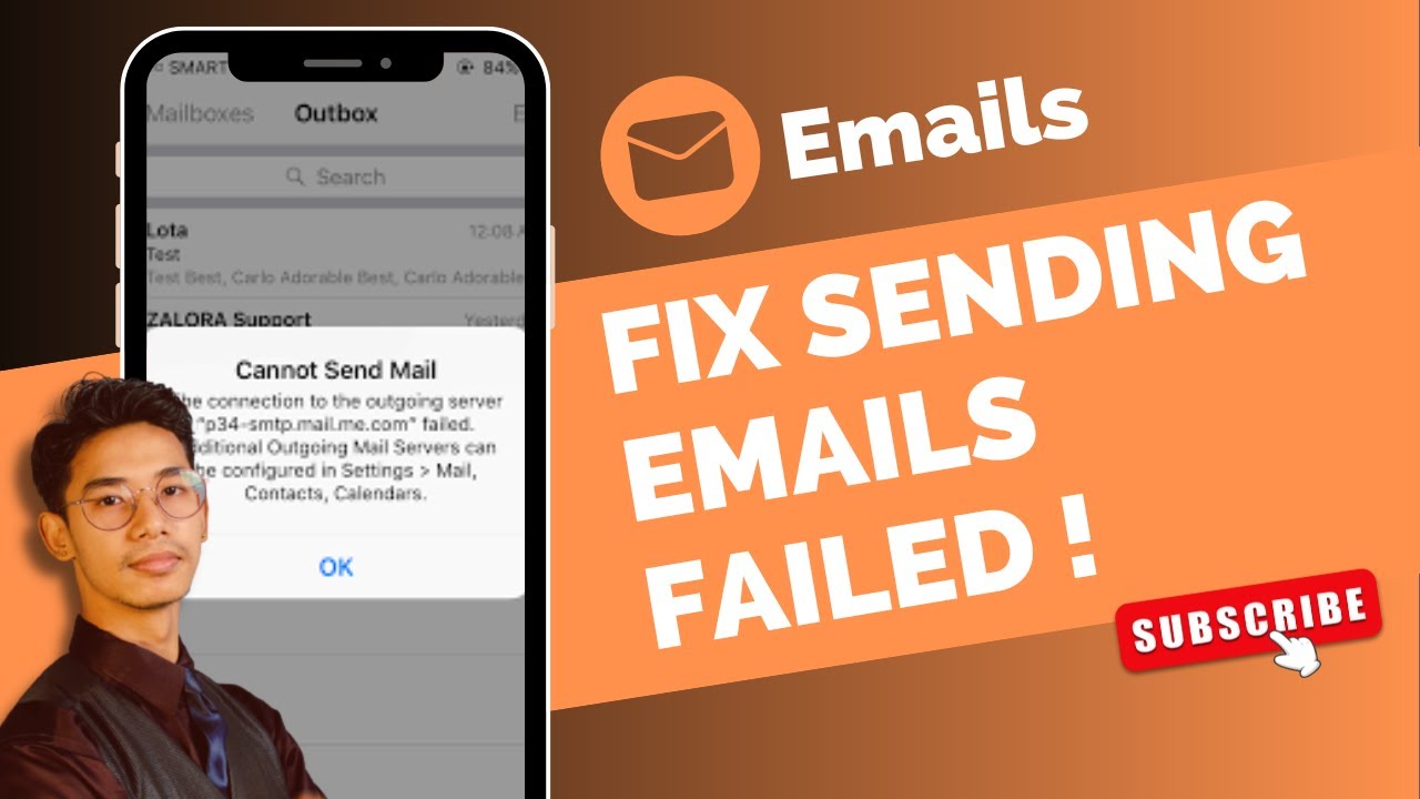 How to Fix Sending Email Failed !