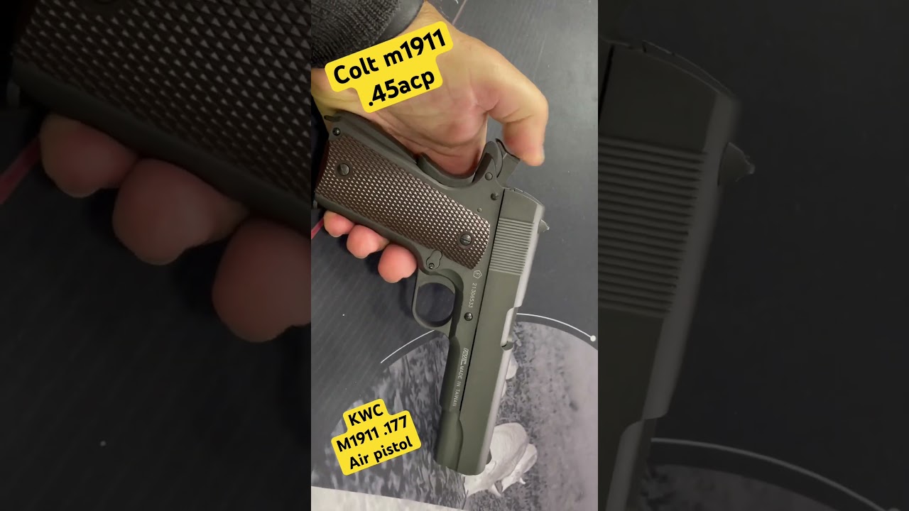 Colt 1911 45acp - KWC m1911 .177 Air Pistol Replica (BB Gun)