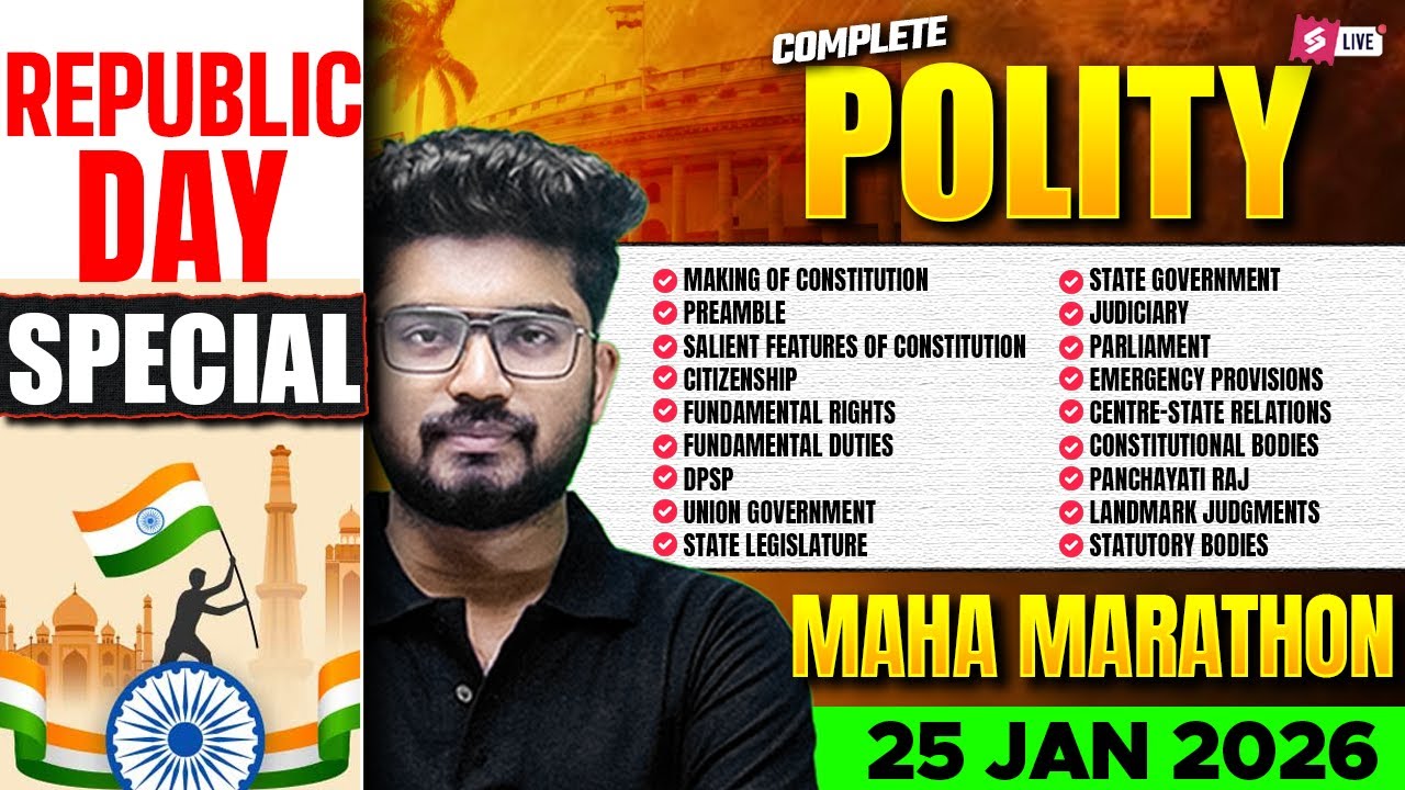 REPUBLIC DAY 2026 | Complete Indian Polity in 1 Shot | Indian Polity One Shot for all Odisha Exams
