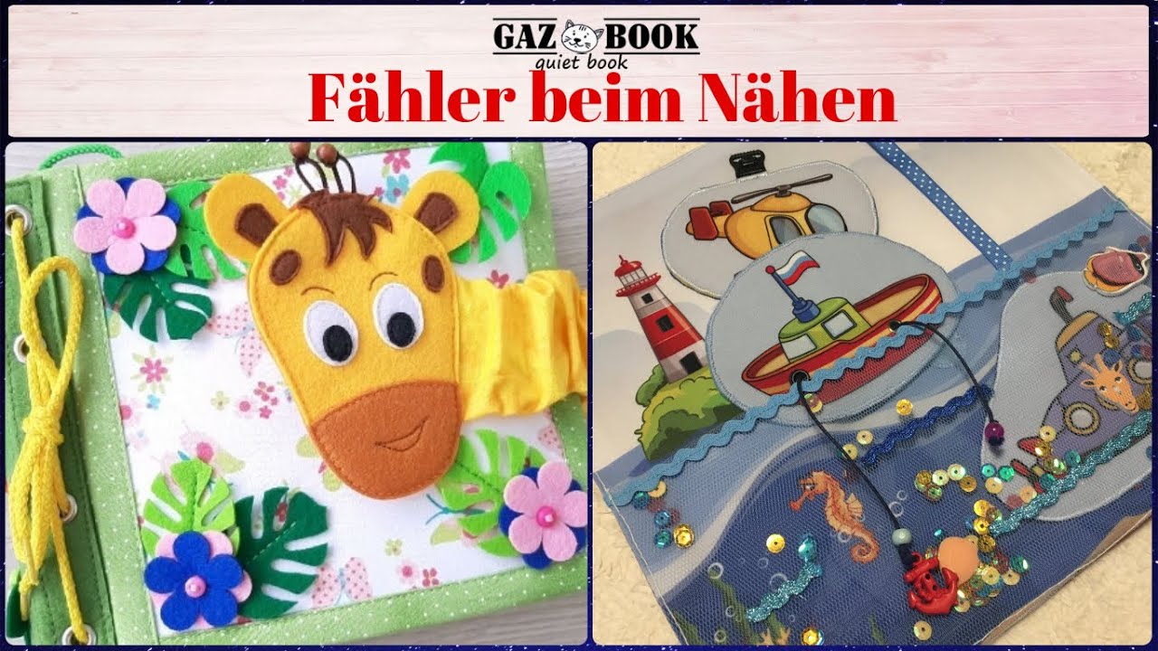 DaIsY´s DIY - Stoffbuch selber nähenBilderbücher & Fühlbücher