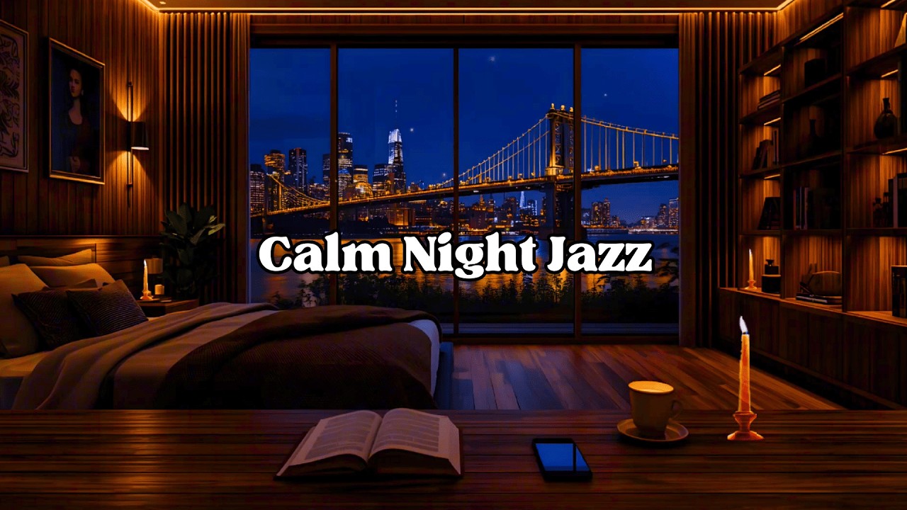 Calm Night Jazz 🎷 Smooth Instrumental Music for Sleep, Focus & Relaxation 🌙
