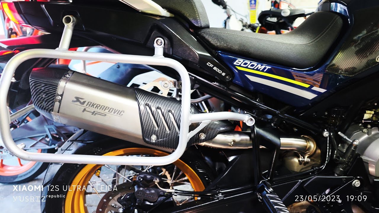 Slip-On Exhaust Pipe | CFMOTO 800MT | Middle Pipe | 4K