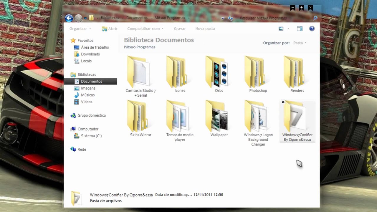 Alterar icones da barra(7Conifier)