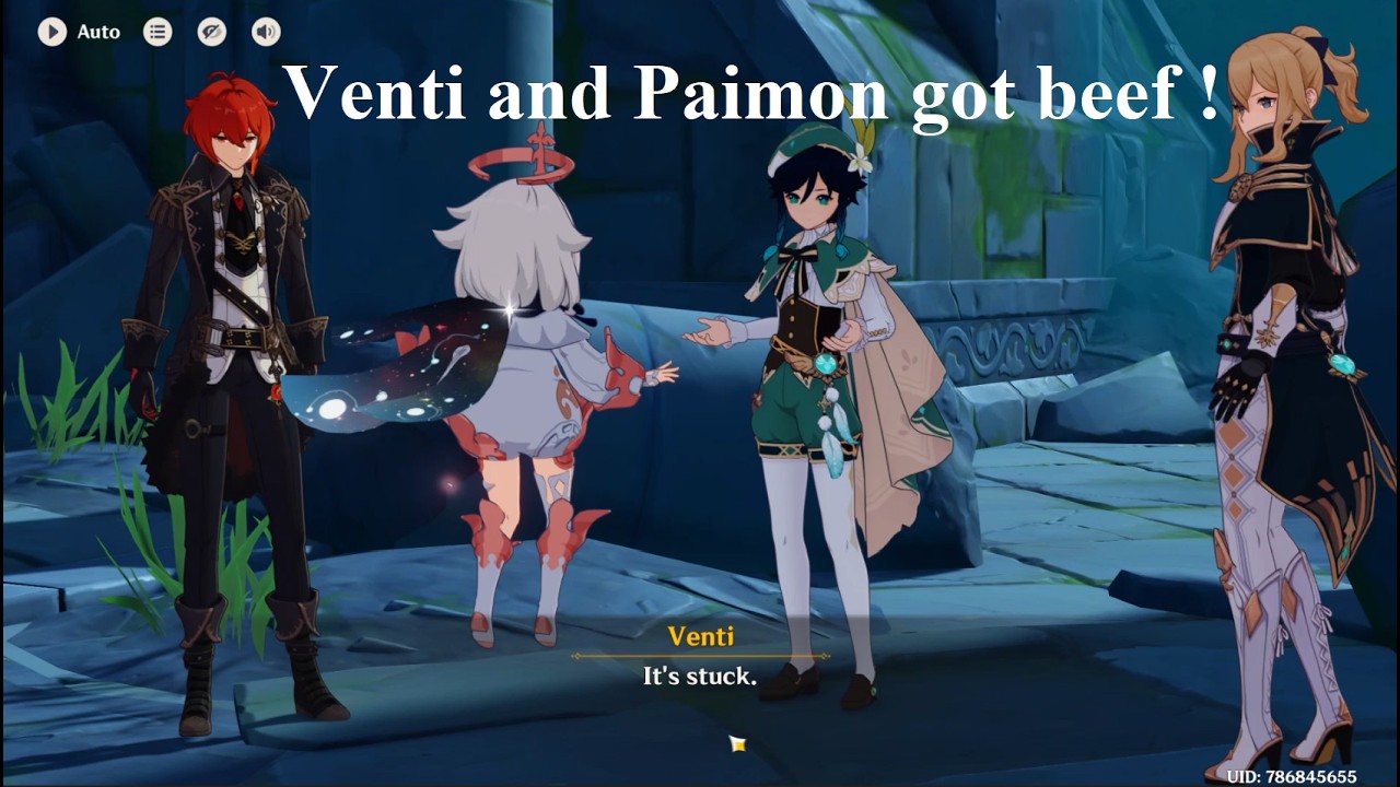 Venti and Paimon got BEEF (It's very fun to watch)!! – trying Genshin's story│Ep. 6 pt. 1