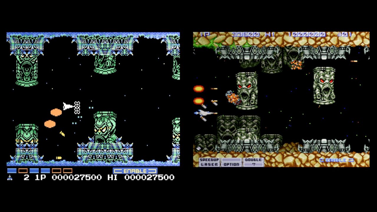 Gradius 2(MSX) vs Nemesis '90改(X68000)