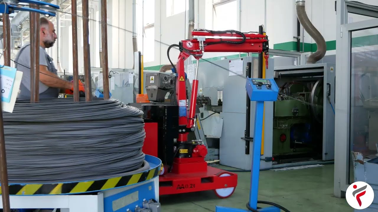 ORBIT 200EL   mobile lifting crane for wire cold forming processes