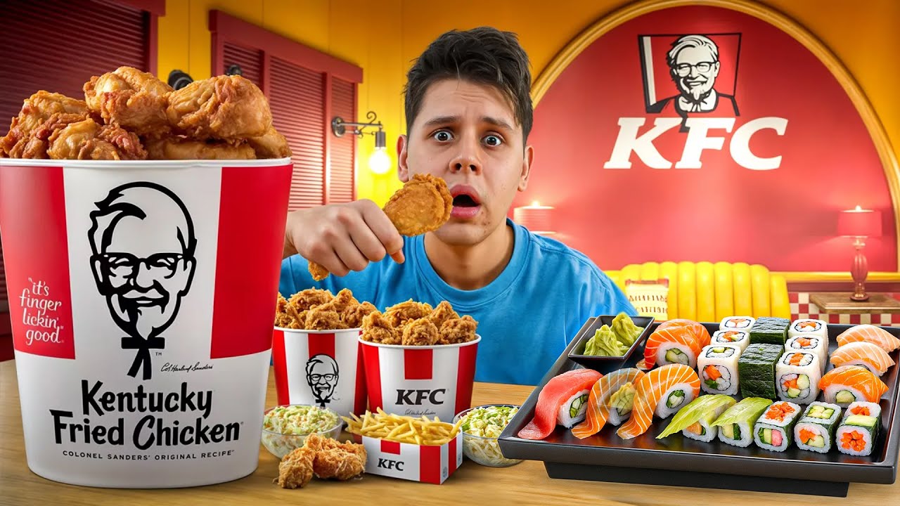 24 Stunden NUR FAMILIEN MENÜS ESSEN! - Schreckliche IDEE😰