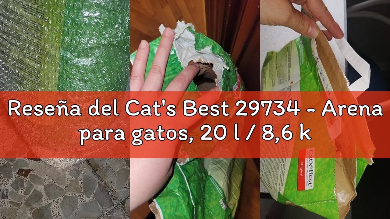 Reseña del Cat's Best 29734 - Arena para gatos, 20 l / 8,6 kg - el embalaje puede diferir