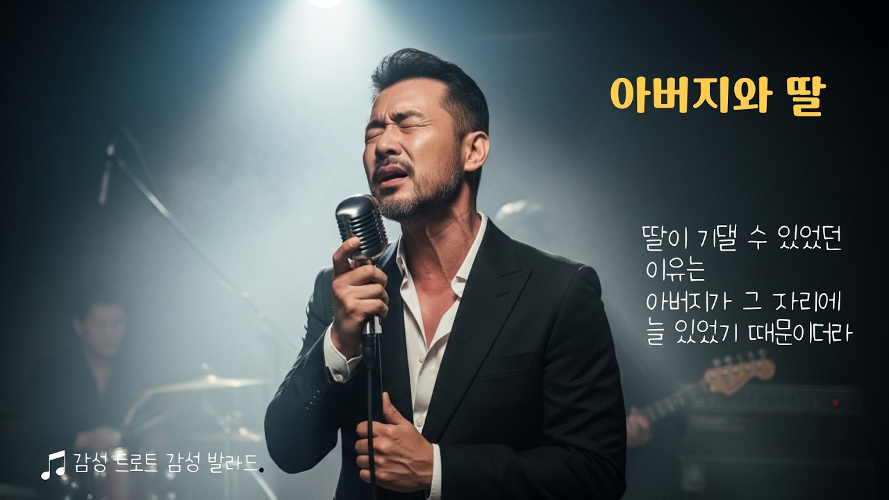 아버지와 딸 #감성적인 보컬  #감성 트로트 #감성발라드 #7080