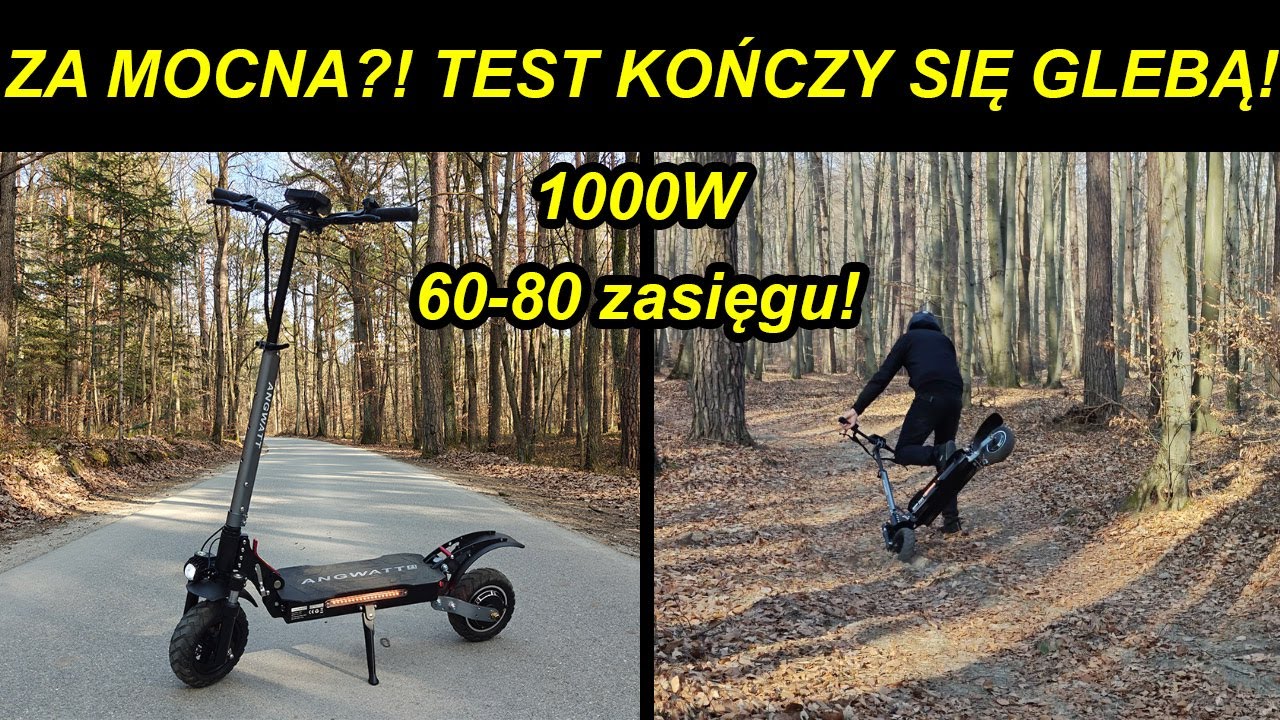 Angwatt F1 &ndash; Czy to najlepsza hulajnoga za 500$? TEST w praktyce!