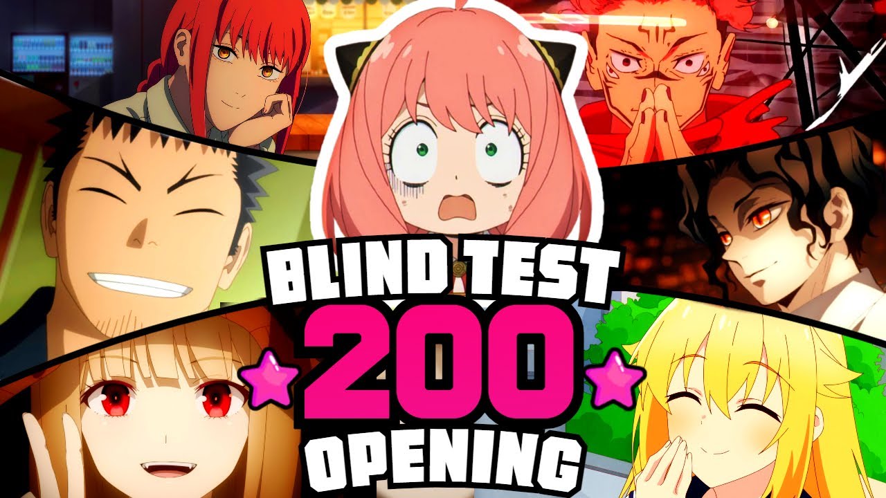 BLIND TEST ANIMÉS : 200 OPENING À DEVINER  🤔